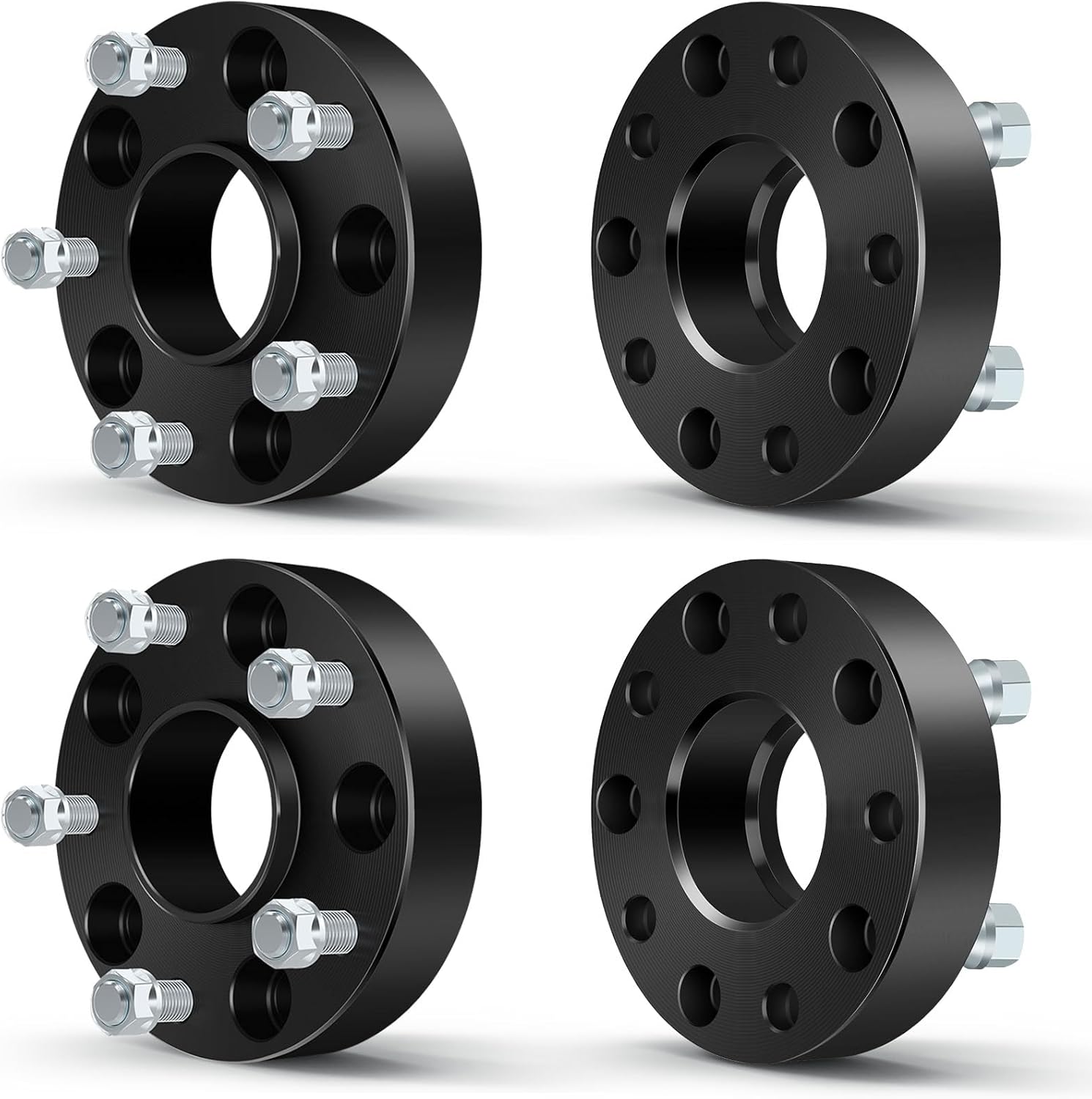 OCPTY 4PCS 1.5" Wheel Spacers 5x5.5 to 5x5.5 Wheel Adapters 14x1.5 Studs 77.8mm Center fit for 2012-2018 for Ram for 1500