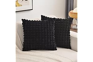 Indulge Your Decor with Our Enchanting Black 20x20 Pillow Covers