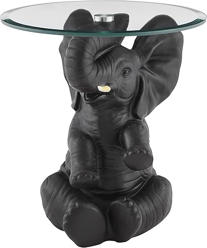 Miniatura 2 de Powell Company Powell Pach Elefante - Mesa auxiliar color gris