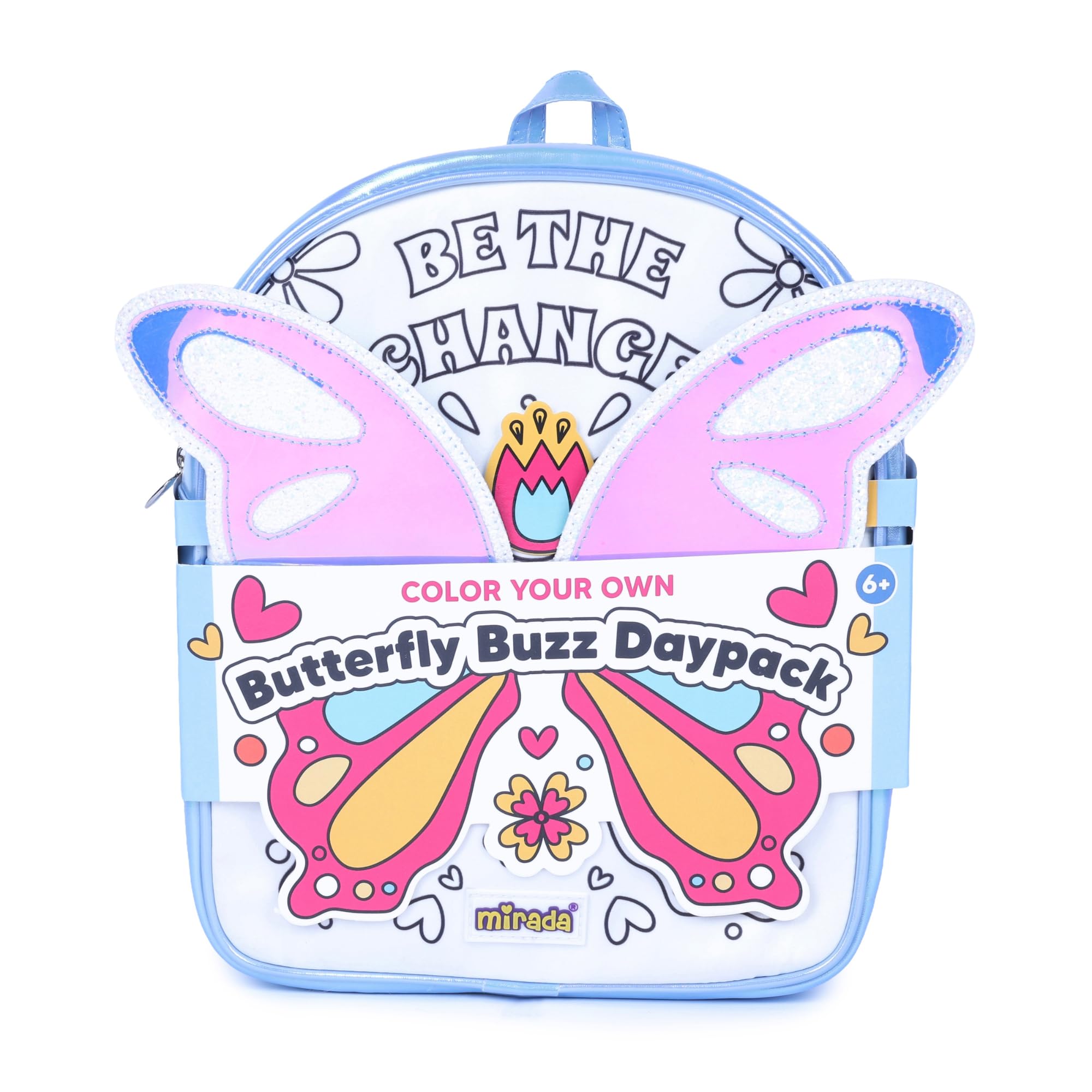Butterfly Buzz Soft Plush Bag | Color Your Own Bag for Kids & Girls | Cute DIY Carry Bag | Lightweight & Playful Design | Ideal for School, Party, Annual Function & Gifting-image-12