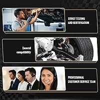 Vista 6 de TUCAREST Brazo de control superior trasero izquierdo derecho K641281 (enlace lateral) compatibles con 2007-2012 Do-dge Caliber /07-17 Je-ep Compass