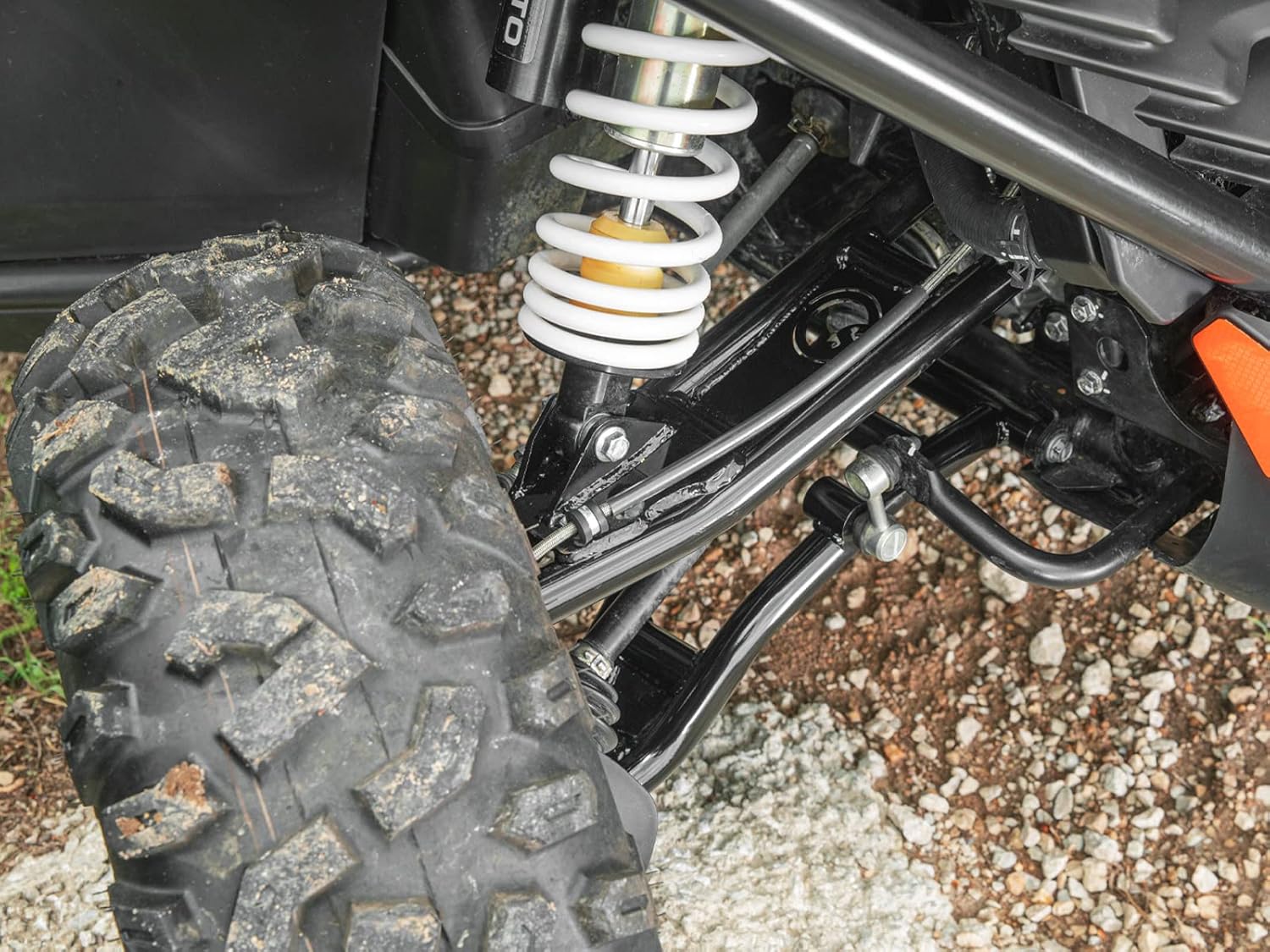 SuperATV High-Clearance 1.5" Forward Offset A-Arms for 2020+ CFMoto ZForce 950 Sport | Fit up to 34" Tires | Utilizes Stock A-Arm Bushings | Adds 1.5" of Ground Clearance