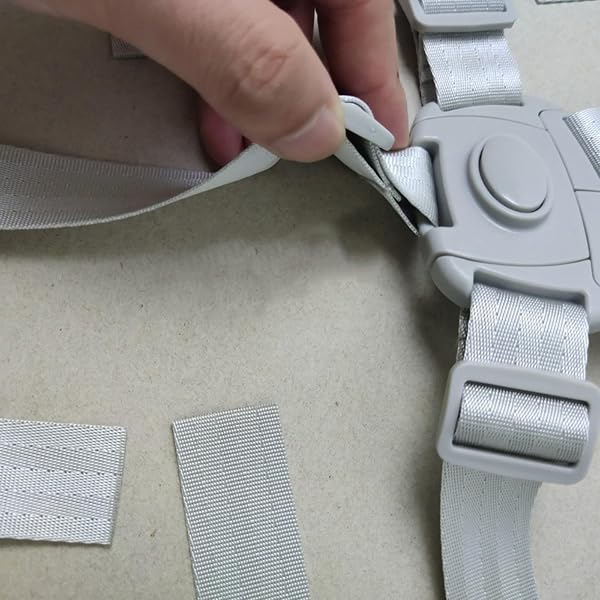 Harnais ergonomique réglable à 5 points pour chaises hautes, poussettes et sièges rehausseurs pour une sécurité maximale de l'enfant - 2