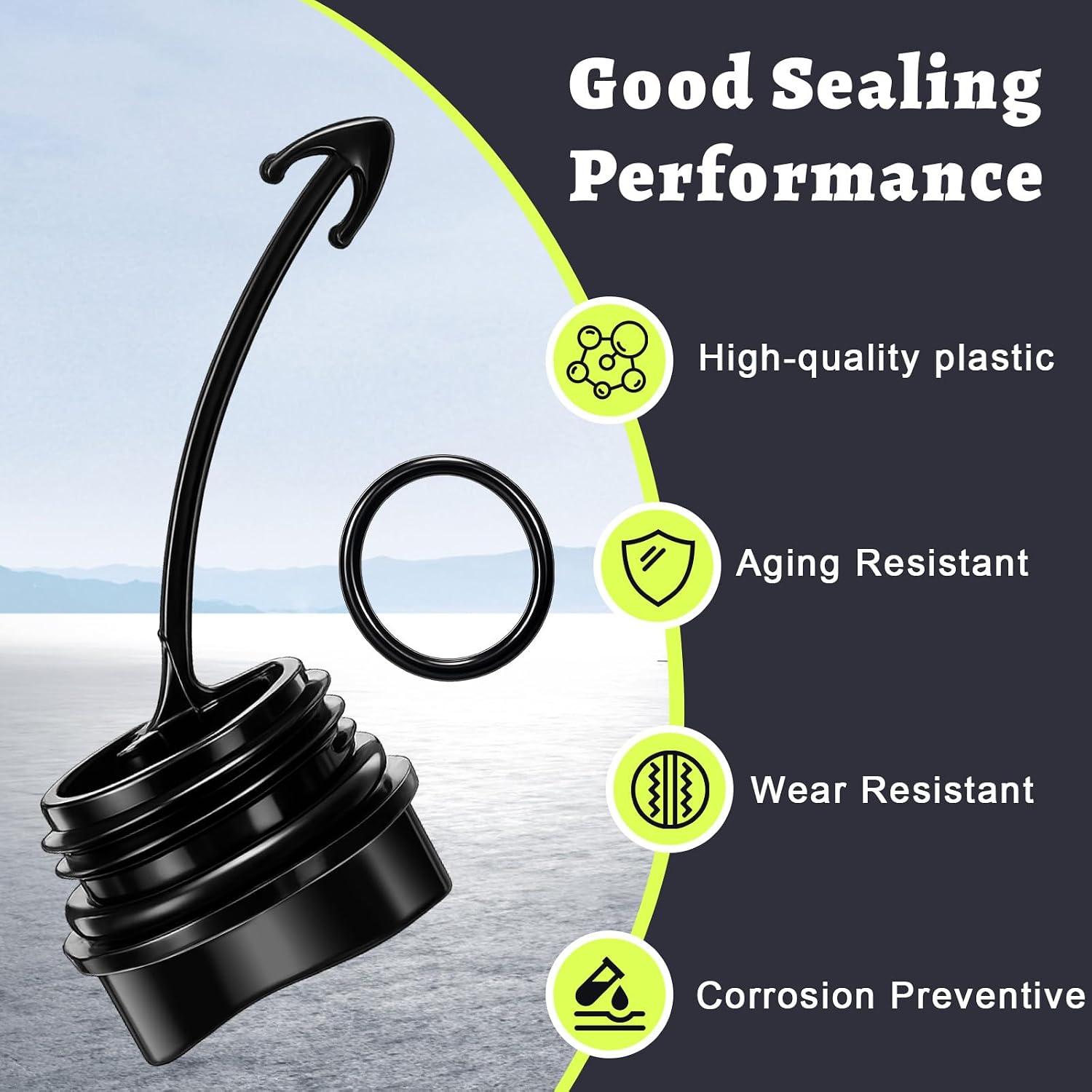 8 Pcs Drain Plug Compatible with SeaDoo SE Limited Rental RXT RXTX GTR LTD GTS GTX Wake 130 155 260 Spark 300 900 09-21