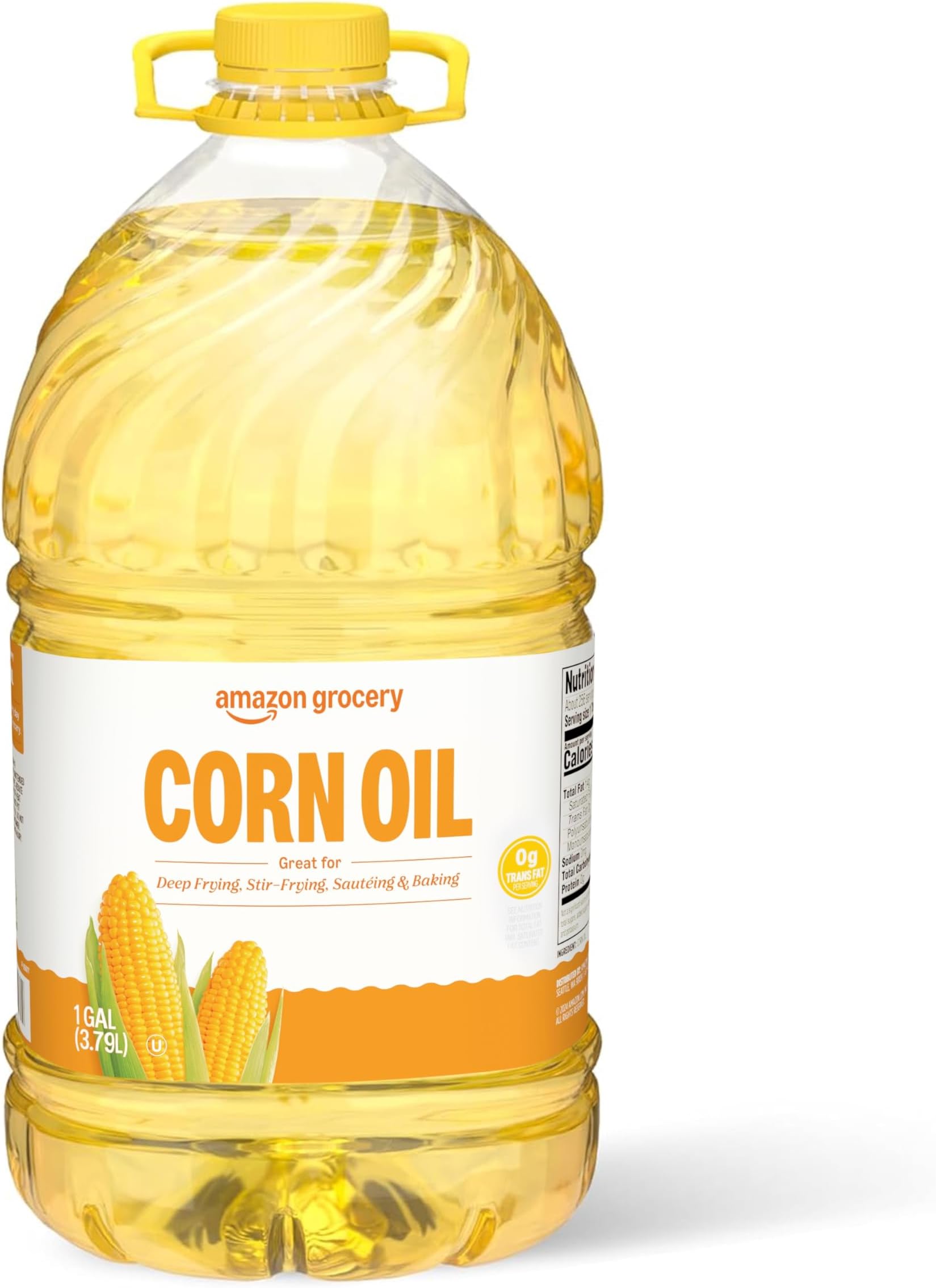 Amazon Grocery, Corn Oil, 128 Fl Oz