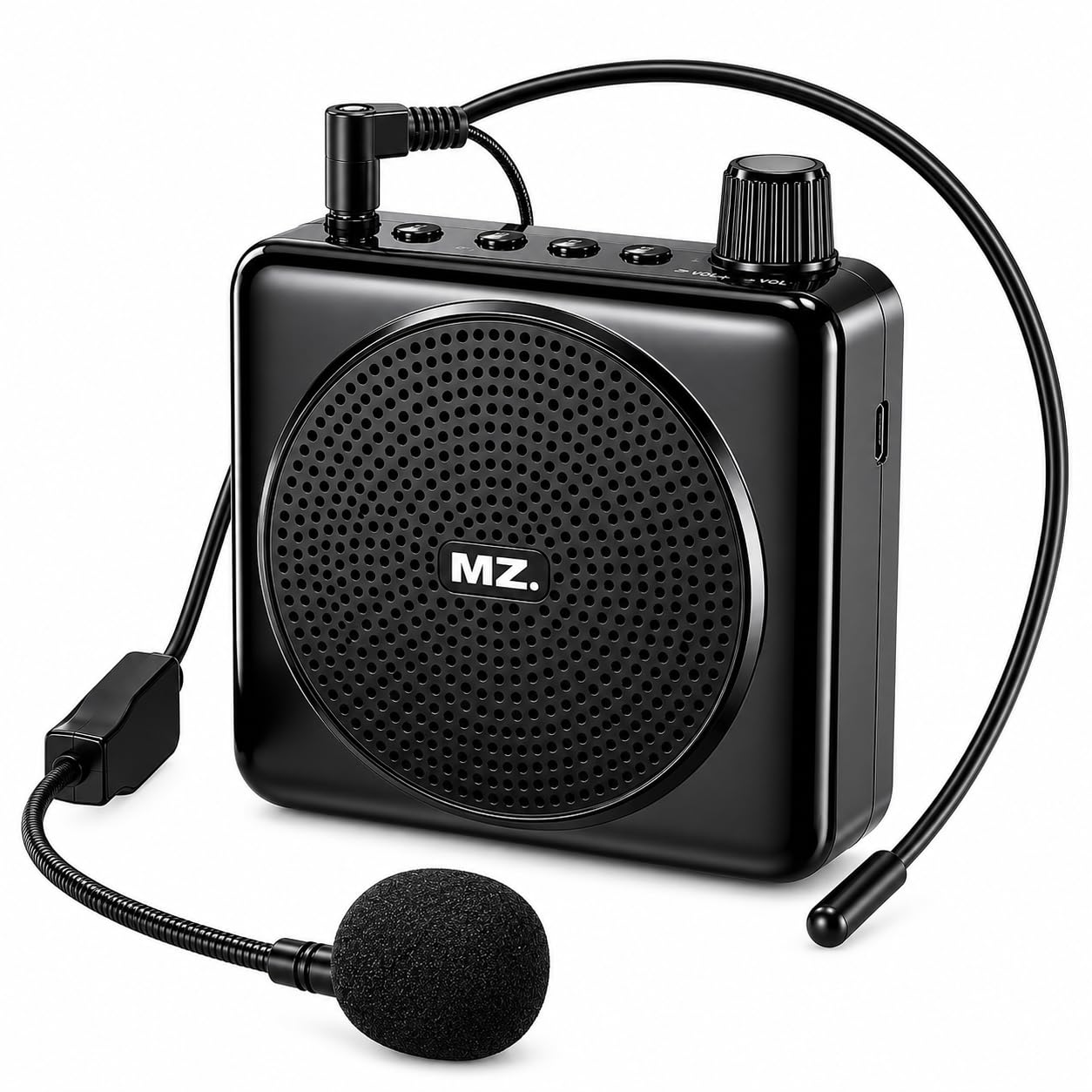 Fire Turtle 10W Portable Voice Amplifier with Wired Headset Mic, Bluetooth 5.3 Speaker, 12H Battery, Lightweight PA System for Teaching, Training, Yoga & Tours-image-38