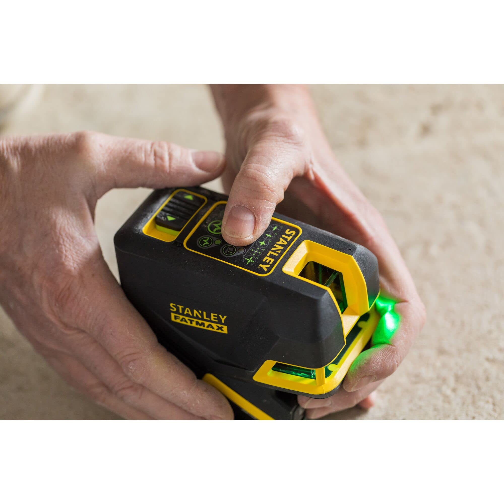 STANLEY FATMAX ‎FMHT77598-1 LIVELLA LASER A CROCE + 5 PUNTI FATMAX® SCGi-P5 - RAGGIO VERDE