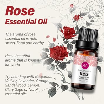 RAINBOW ABBY Rose and Strawberry Essential Oil Set