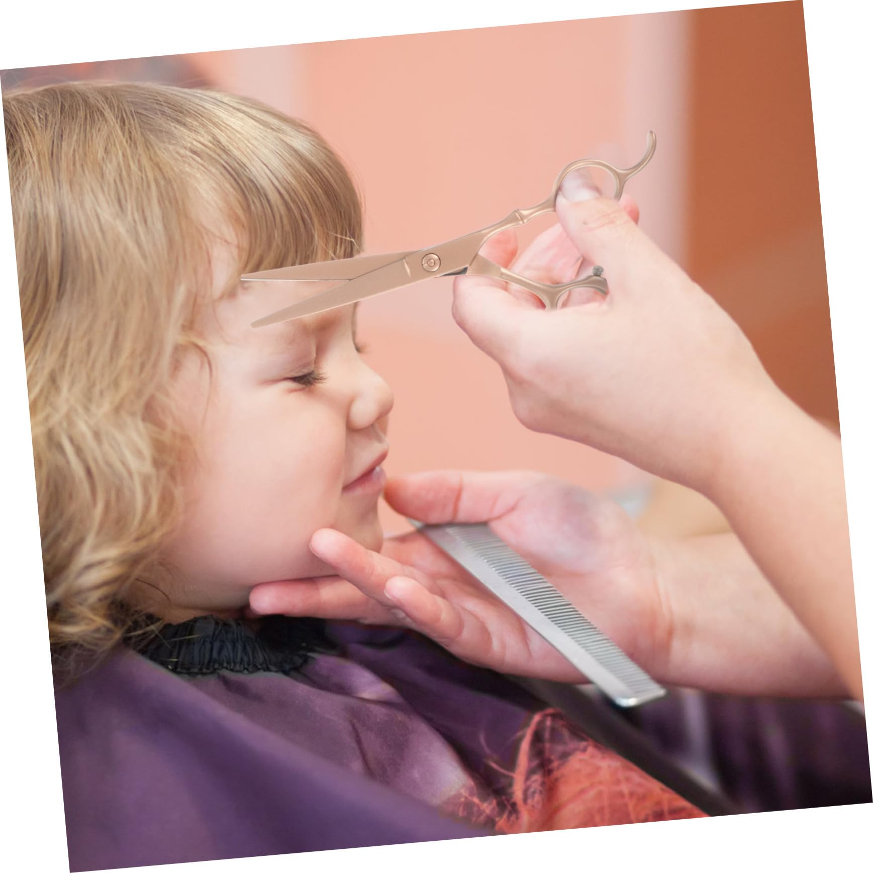 Professionelles Friseurscherenset 6 Zoll Aus Edelstahl Mit Effilierschere Und Haarschneideschere Für Damen Herren Kinder Ergonomisch Langlebig Salonbedarf