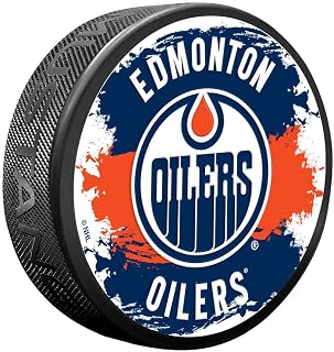Edmonton Oilers Puck - Splash