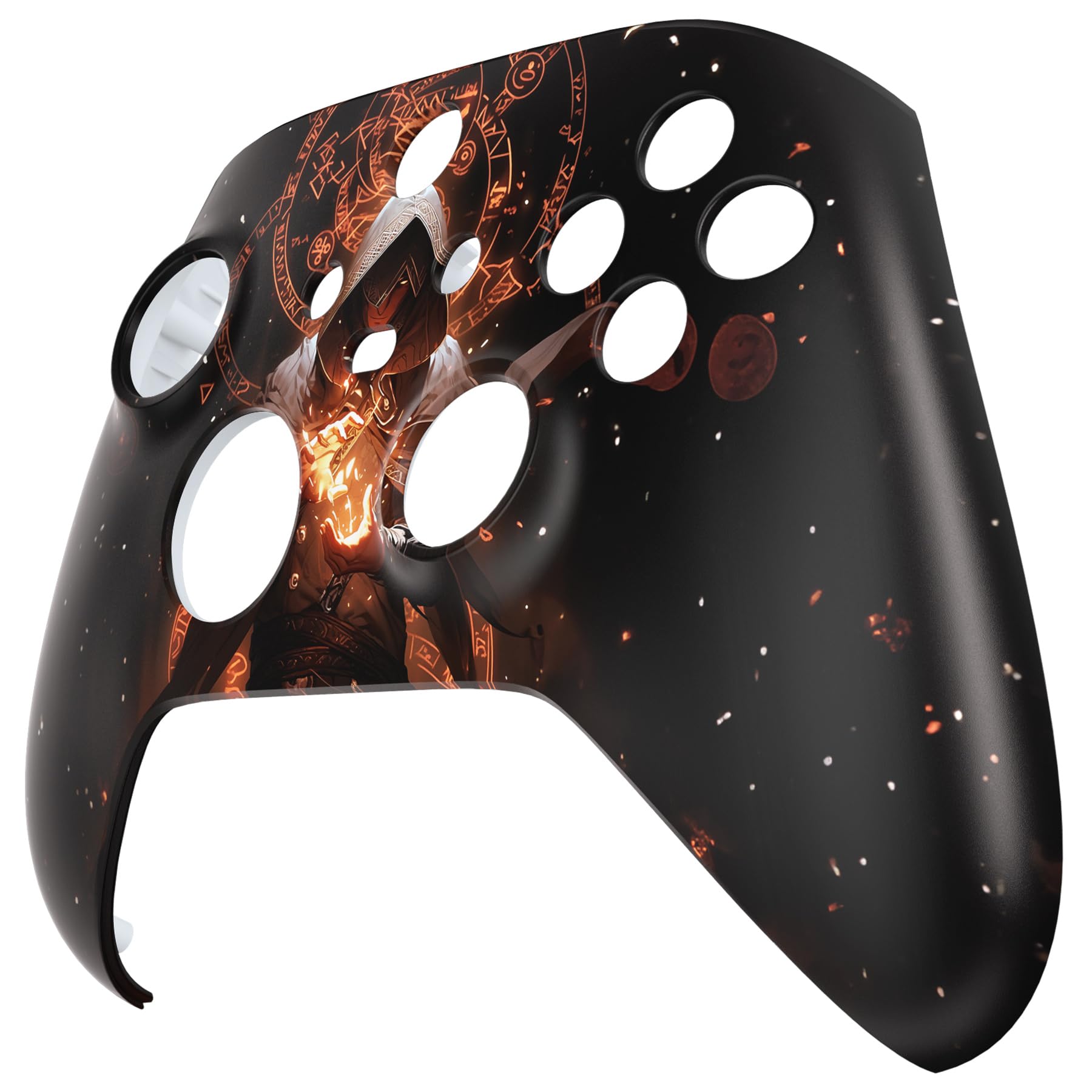 eXtremeRate Coque de Rechange pour Manette Xbox Series X et S – Libérez Votre Style – Accessoires personnalisés Dark Magic pour Manette Xbox Core sans Fil [Commande Non Incluse