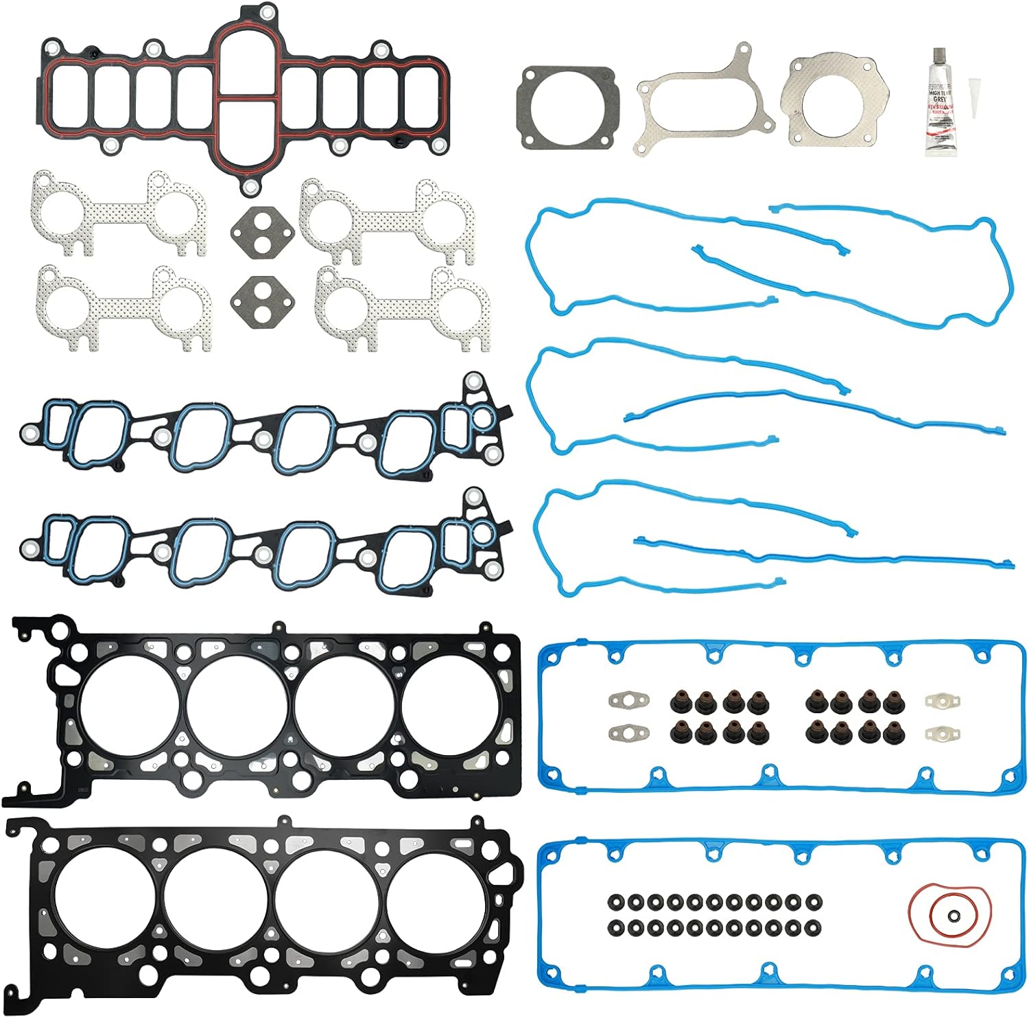 Head Gasket Set for Ford F150 Crown Victoria Mercury Mountaineer 2004 2005 2006 2007 2008; for Lincoln Town CAR 2005-2011; for Mercury Mountaineer 2002-2005 - 4.6L V8 SOHC