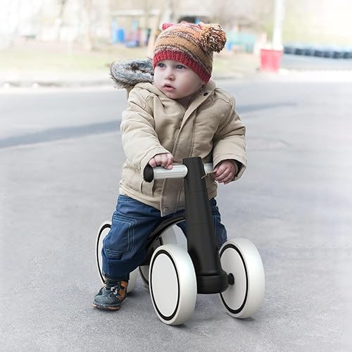 Miniatura 8 de SEREED Bicicleta de equilibrio con 4 ruedas para bebés de 1 año, niños y niñas de 12 a 24 meses, como su primera bicicleta y regalo de su primer