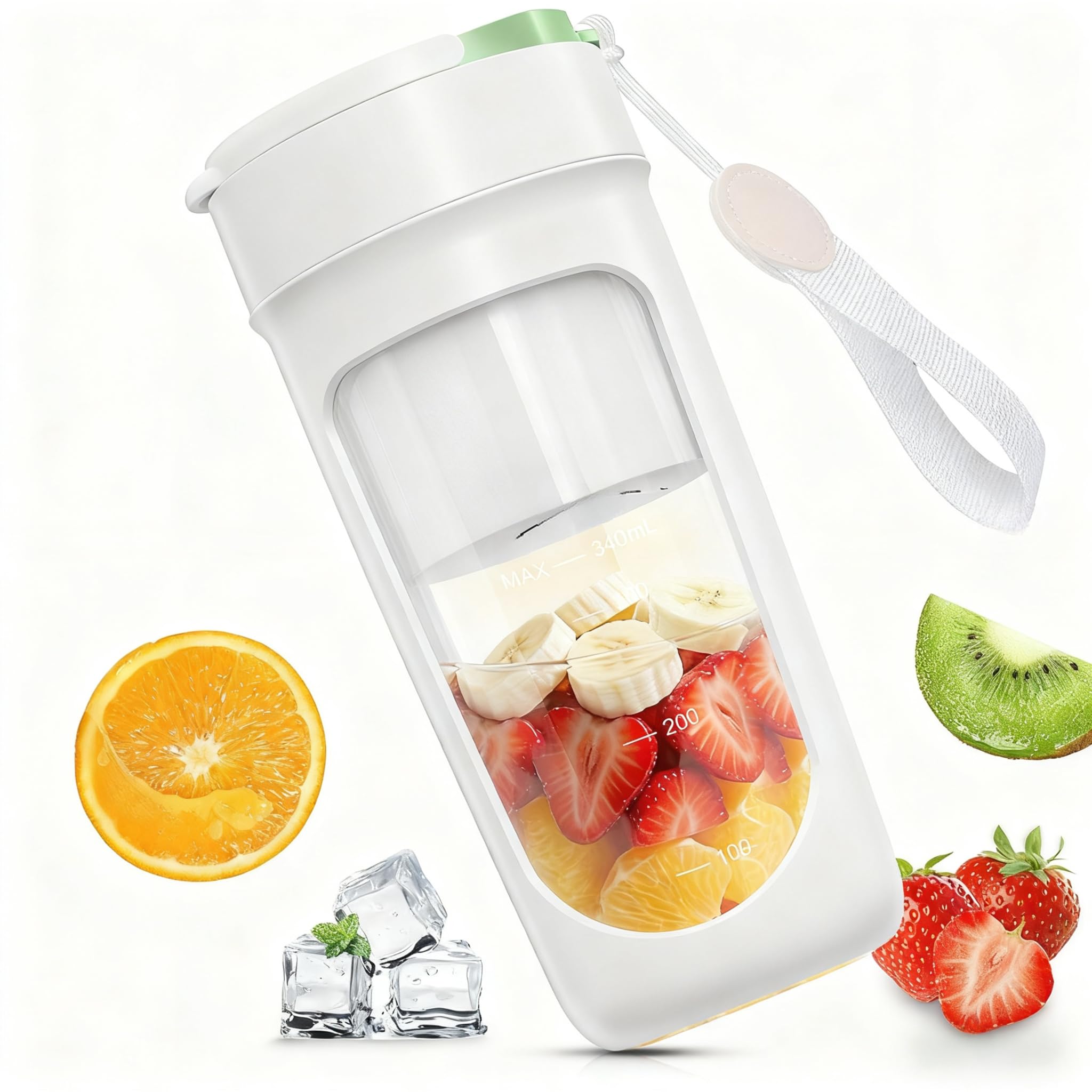 ❤瞬時にスムージーもパン粉も作れる❣驚くほど滑らかな仕上がり♪❤ジューサー Amazon | Aliliyミキサー 小型 ジューサー スムージー 氷も