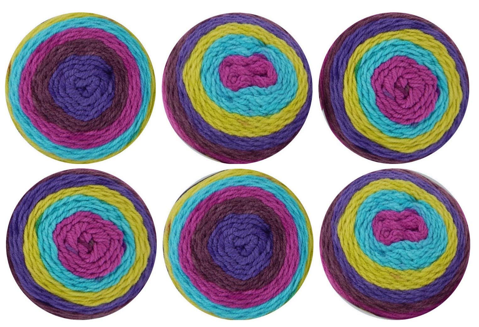 BernatPop! Yarn, 6-Pack (Paisley Pop)