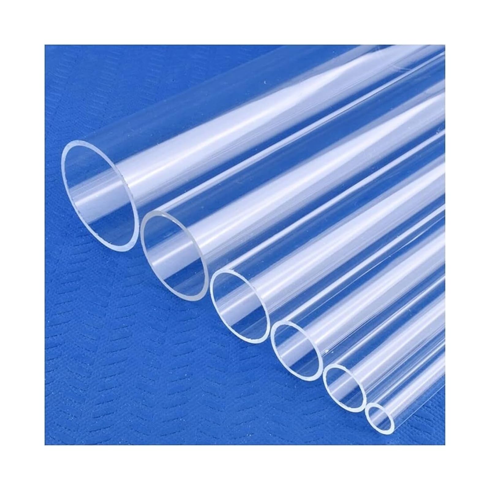 Acrylic Pipe Clear Rigid Tube Clear Acrylic Tube for Aquarium Hydroponics Watering Outer Dia 16-110mm Length 20-50cm(Outer Dia 32mm,1Pc 50cm Length)