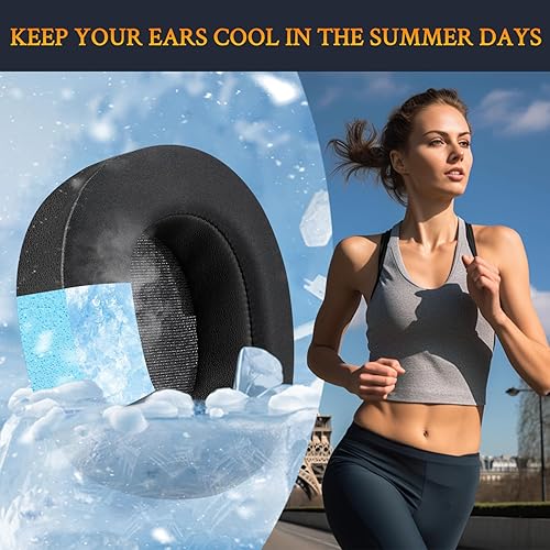 Miniatura 5 de SOULWIT Almohadillas de repuesto de gel refrescante para auriculares inalámbricos Steelseries Arctis Nova Pro, almohadillas para los oídos con