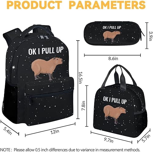 Miniatura 4 de Mochila infantil para niñas y niños, bonita bolsa de libros de 16 pulgadas con gran capacidad, bolsas escolares de viaje duraderas para laptop,