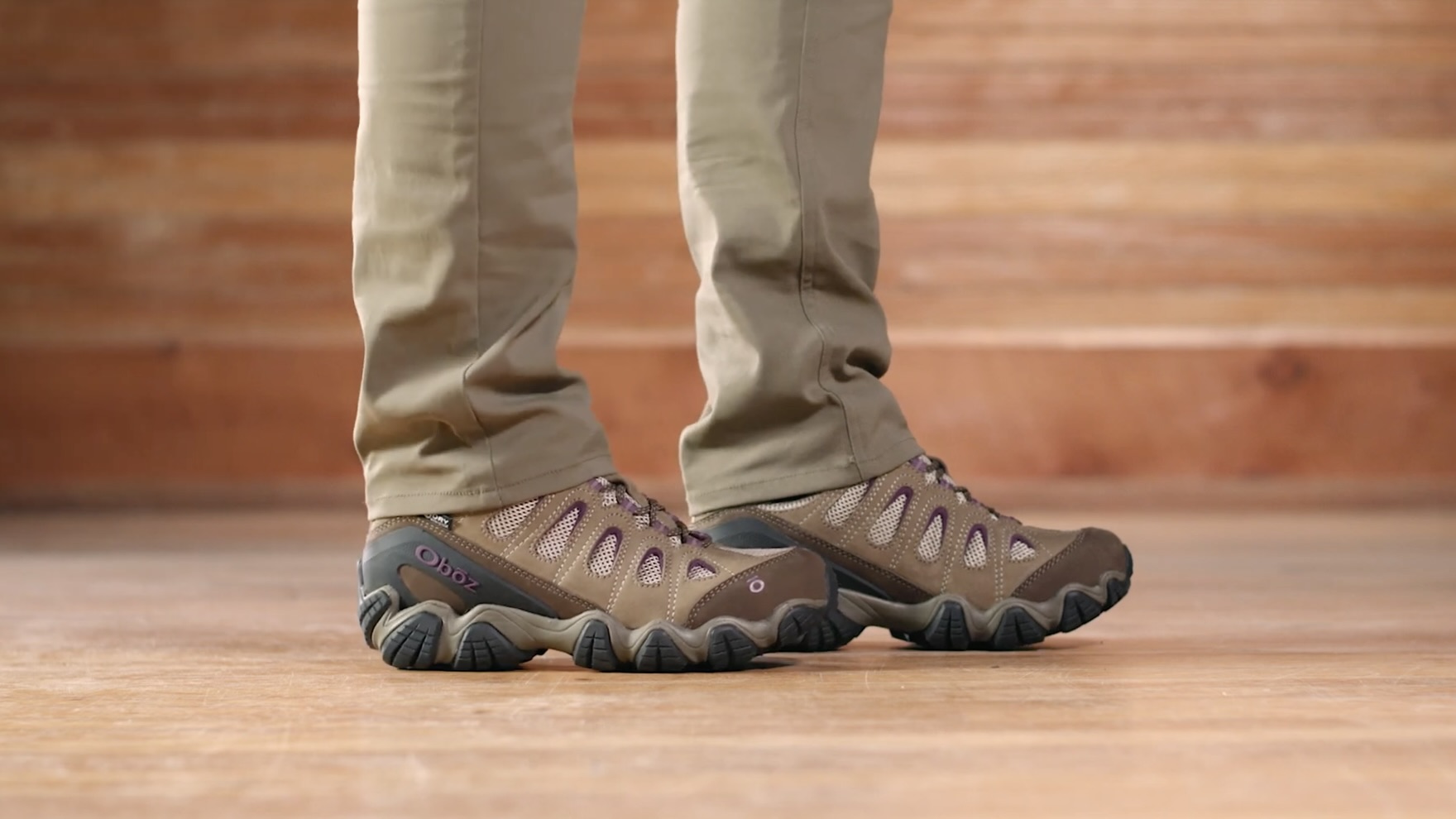 Oboz Sawtooth II Hiking Boot Shoes Lace Up Low Top Waterproof Leather Brown 11.5 Men main image 2
