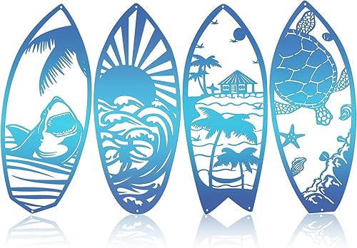 4 piezas de arte y decoración de pared de esqueleto, divertida decoración de pared de metal de calavera, decoración de pared de Halloween, arte de