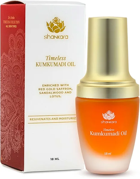 Shankara Kumkumadi Oil with Pure Saffron and Ayurvedic Herbs (Original Aroma 18ml)