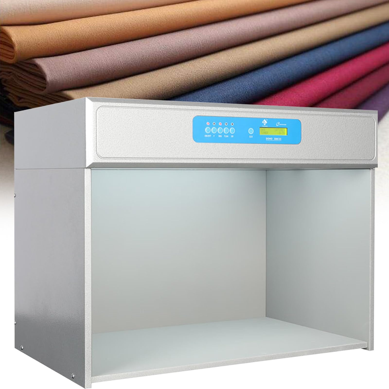 Color Matching Cabinet, 6 Color Assessment Box, Color Calibration Tool with 6 Light Sources