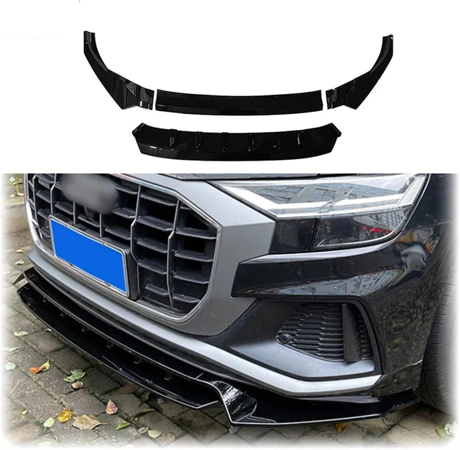 Car Front Bumper Lip Spoiler Body Kit image 2