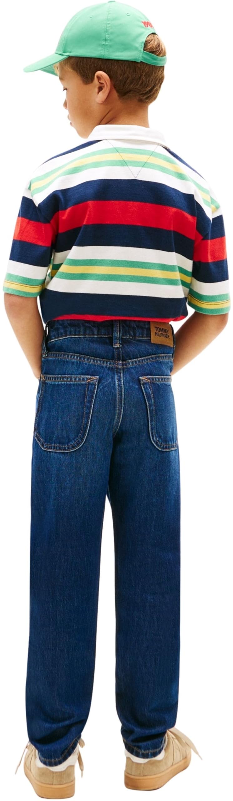 Tommy Hilfiger Straight Dark Blue Jeans Kb0kb10399 - Jeans Niños