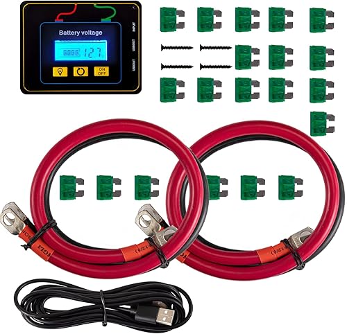 Miniatura 8 de VEVOR Inversor de corriente, inversor de onda sinusoidal modificada de 5000 W, CC 12 V a CA 120 V, con control remoto LCD, indicador LED, inversor