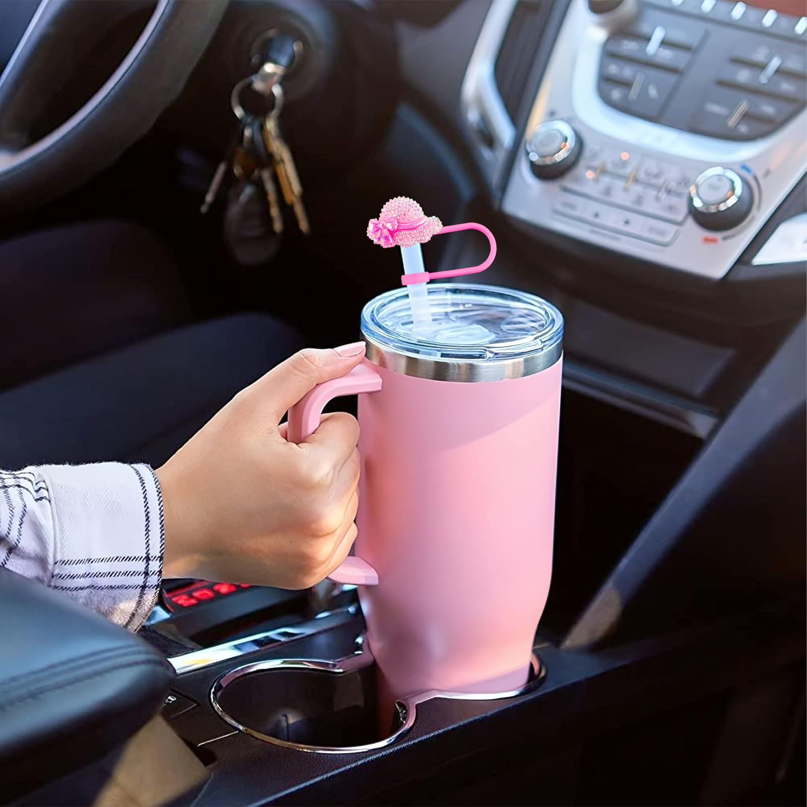 Greant 8 PCS Silicone Straws Compatible With Stanley 40oz-885937