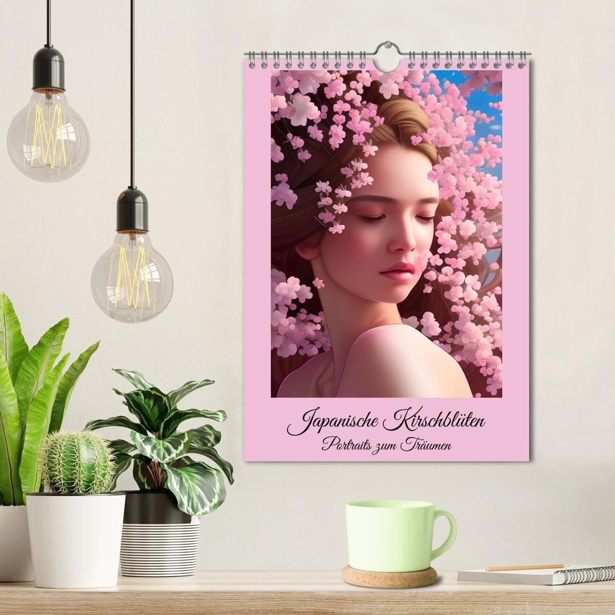 Japanese cherry blossoms - portraits for dreaming, US-Version (Wall Calendar 2026 DIN A4 Portrait), CALVENDO 12 Month Wall Calendar