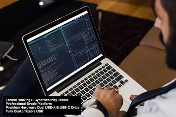 نظام التشغيل Kali Linux للقراصنة - محرك أقراص USB Flash Thumb القابل للتشغيل المباشر - اختبار القرصنة والاختراق الأخلاقي للأمن السيبراني