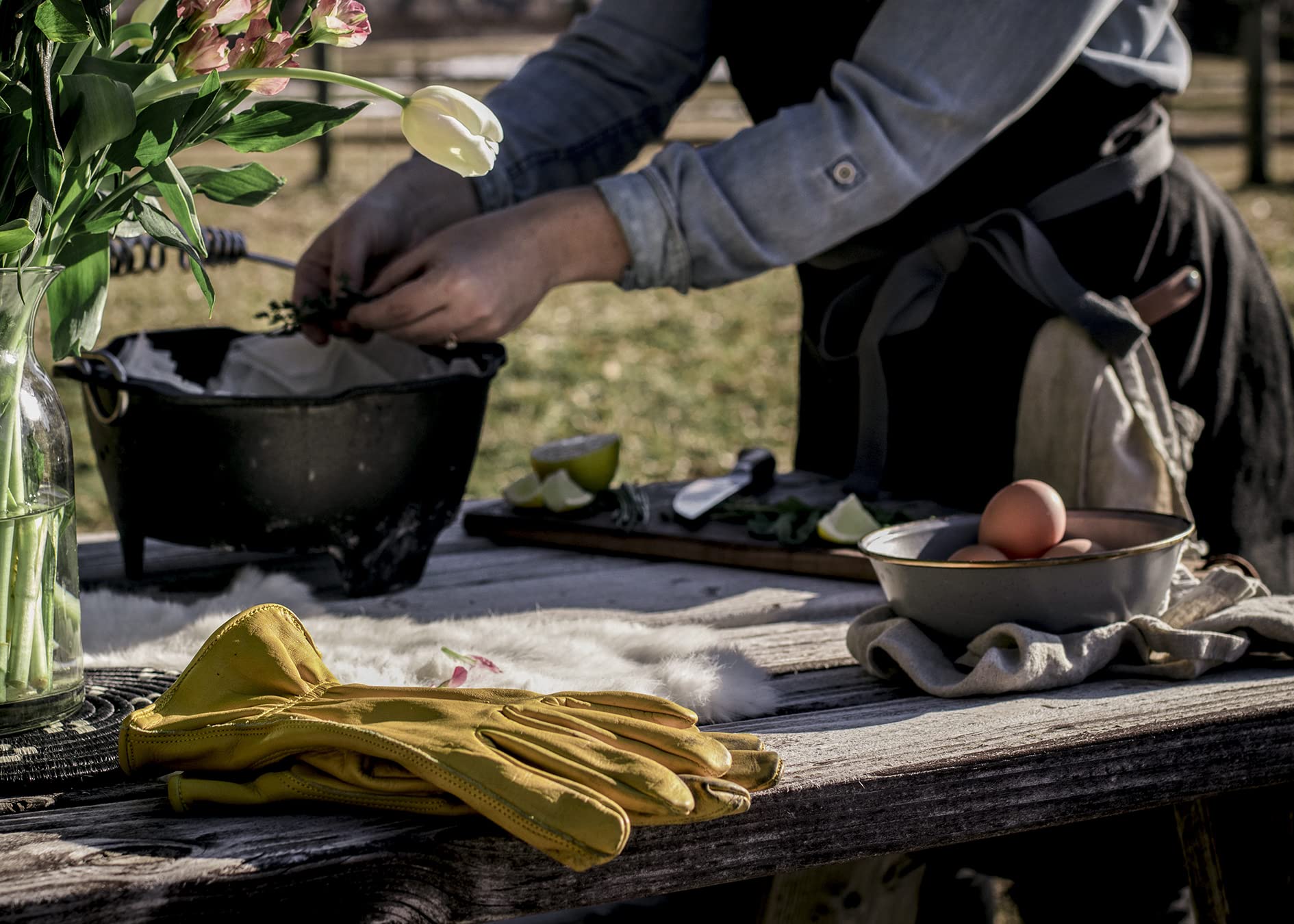 Barebones Living Classic Work Gants de travail naturels