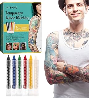 10 Pcs tatuagem temporária,Canetas tatuagem à prova d'água Crianças - Várias cores canetas tatuagem tatuagem temporária para meninos, meninas e crianças Uwariloy