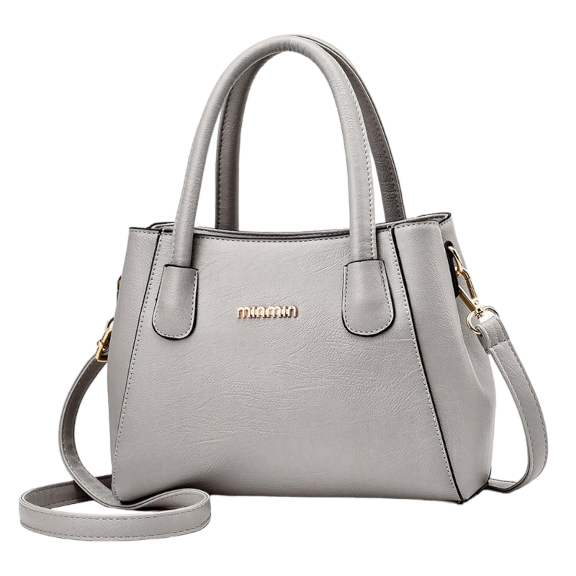 SANTORINI Handbag for women small | Classic small size handbag for women with detachable crossbody strap | ladies stylish purse for daily use (Grey) (B0CDWS7XJ3) Amazon Price History, Amazon Price Tracker