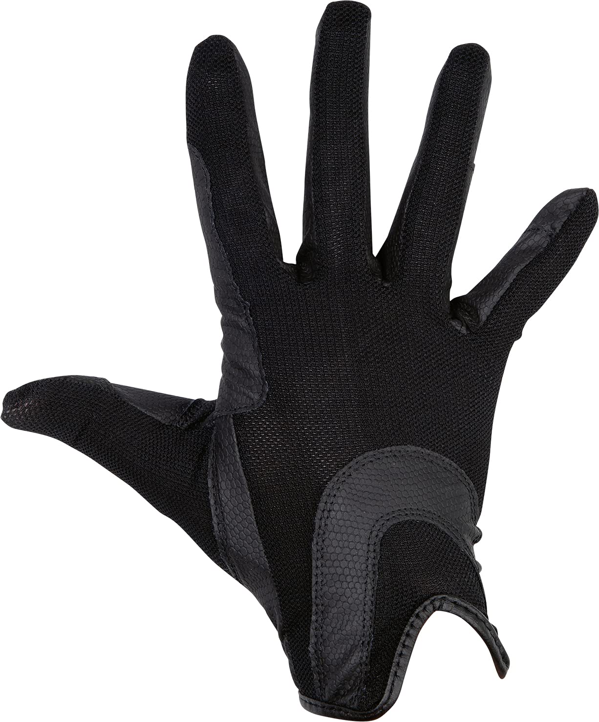 HKM Guanti Da Equitazione In Cotone – Unisex Adulto – Traspiranti, Antiscivolo, Con Chiusura In Velcro - 4