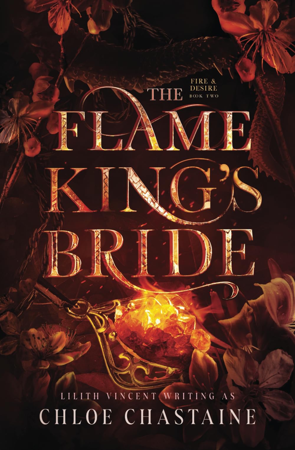The Flame King's Bride: A Fated Mates Fantasy Romance (Fire and Desire)