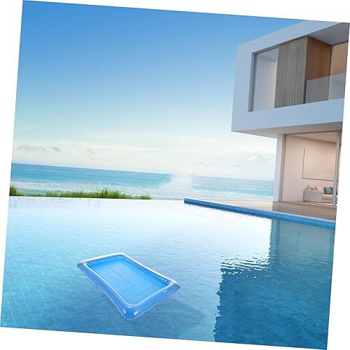 Miniatura 6 de Alipis Bandeja inflable de agua, 2 unidades, accesorios inflables para tina, piscina, soporte para bebidas, flotadores, enfriador de piscina,