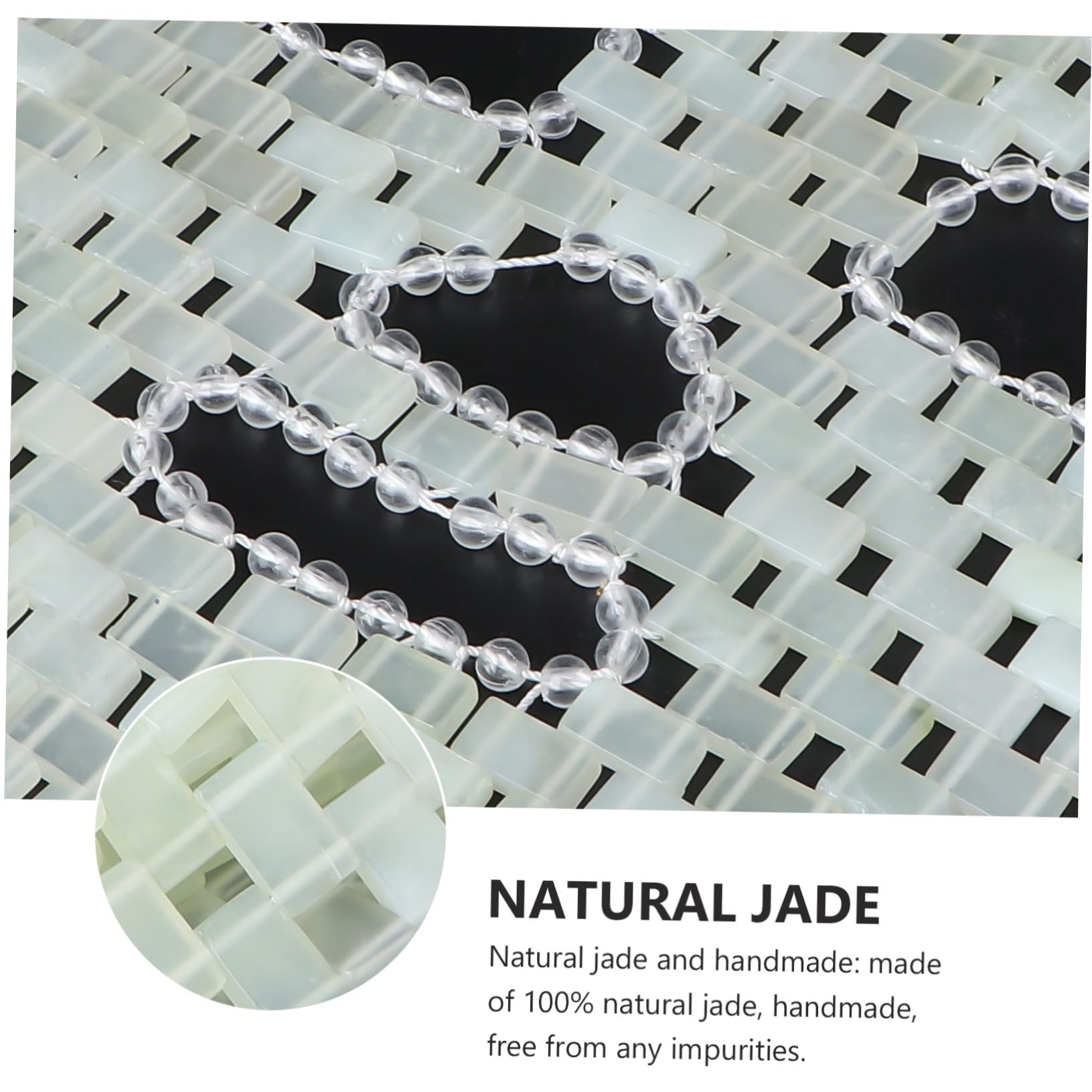 Hohopeti Natürliche Jade Massagemaske für Zuhause zur Linderung von Muskel und Bruxismus Schwellungen Grüne Hautpflege Maske für Entspannende Beauty Anwendungen