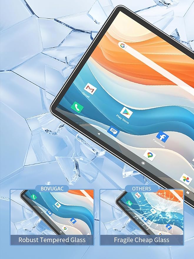 Protector de Pantalla de Vidrio Templado para MEIZE D126 11 Pulgadas (2 Unidades) miniatura 5