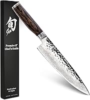 Shun Premier 8-Inch Chef's Knife: Handcrafted Japanese VG-MAX Steel, Razor-Sharp, Lightweight All-Purpose Kitchen Knife