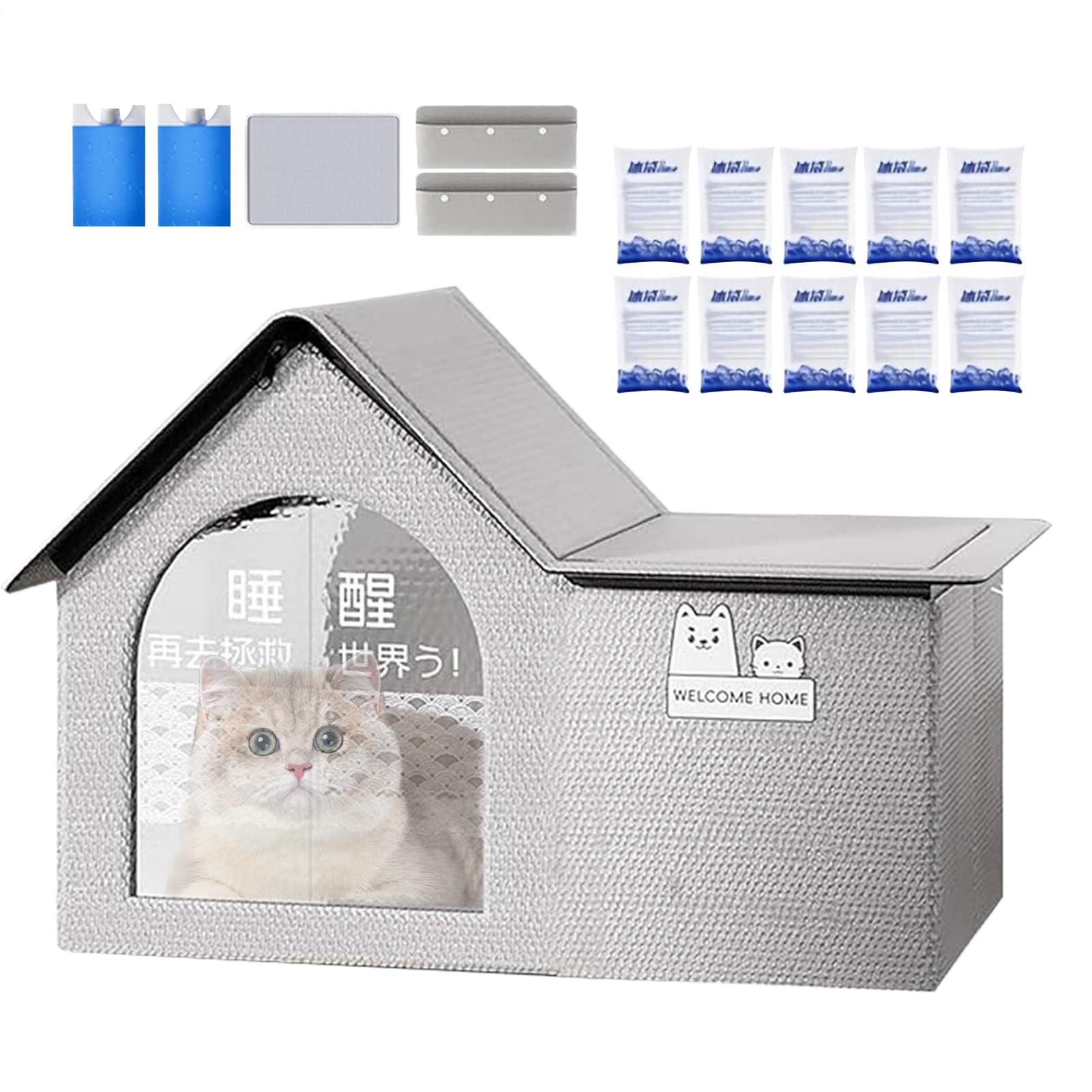 Tente de lit pour chien et chat idéale pour camping et voyage estival