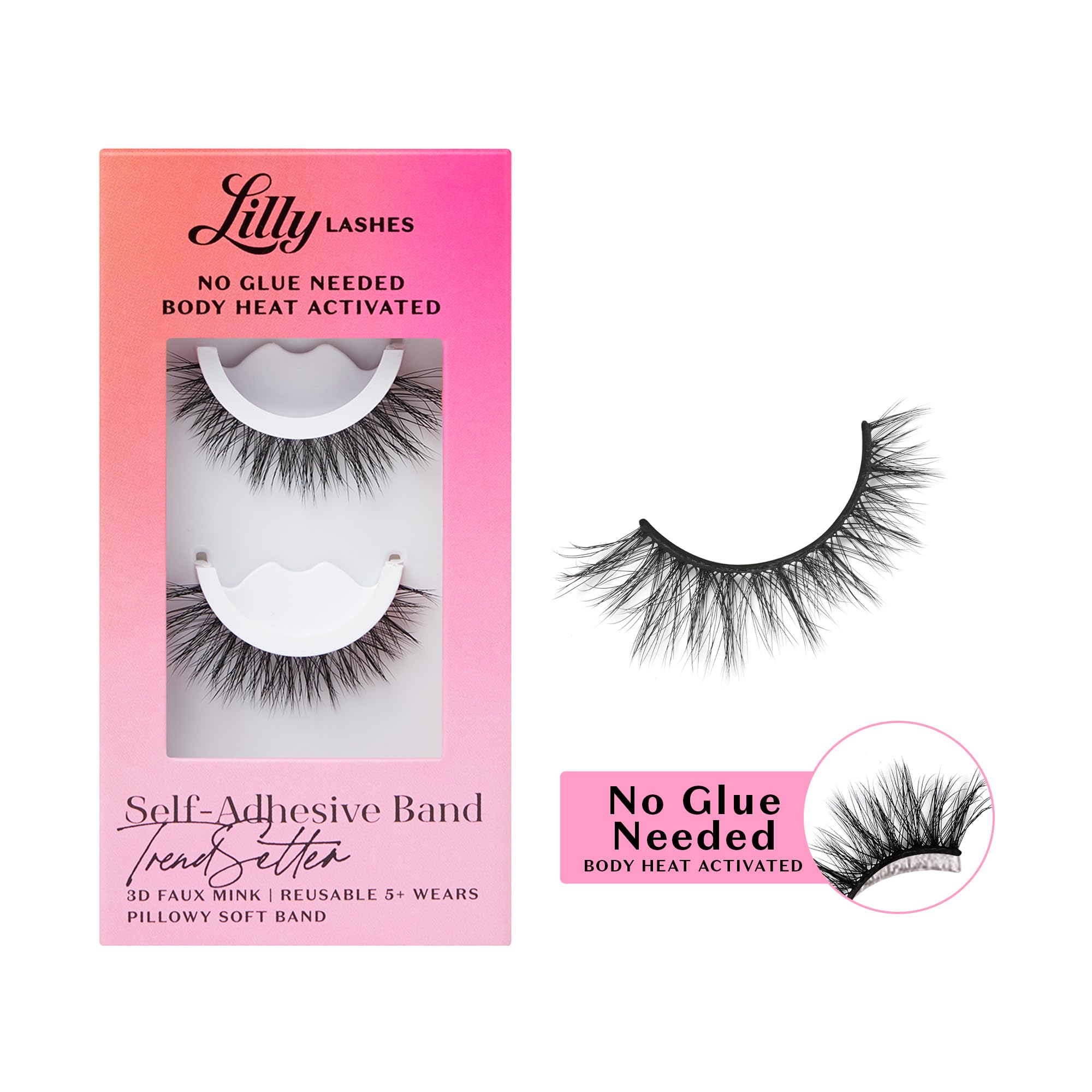 Photo 1 of Lilly Lashes 3D Self Adhesive False Eyelashes
