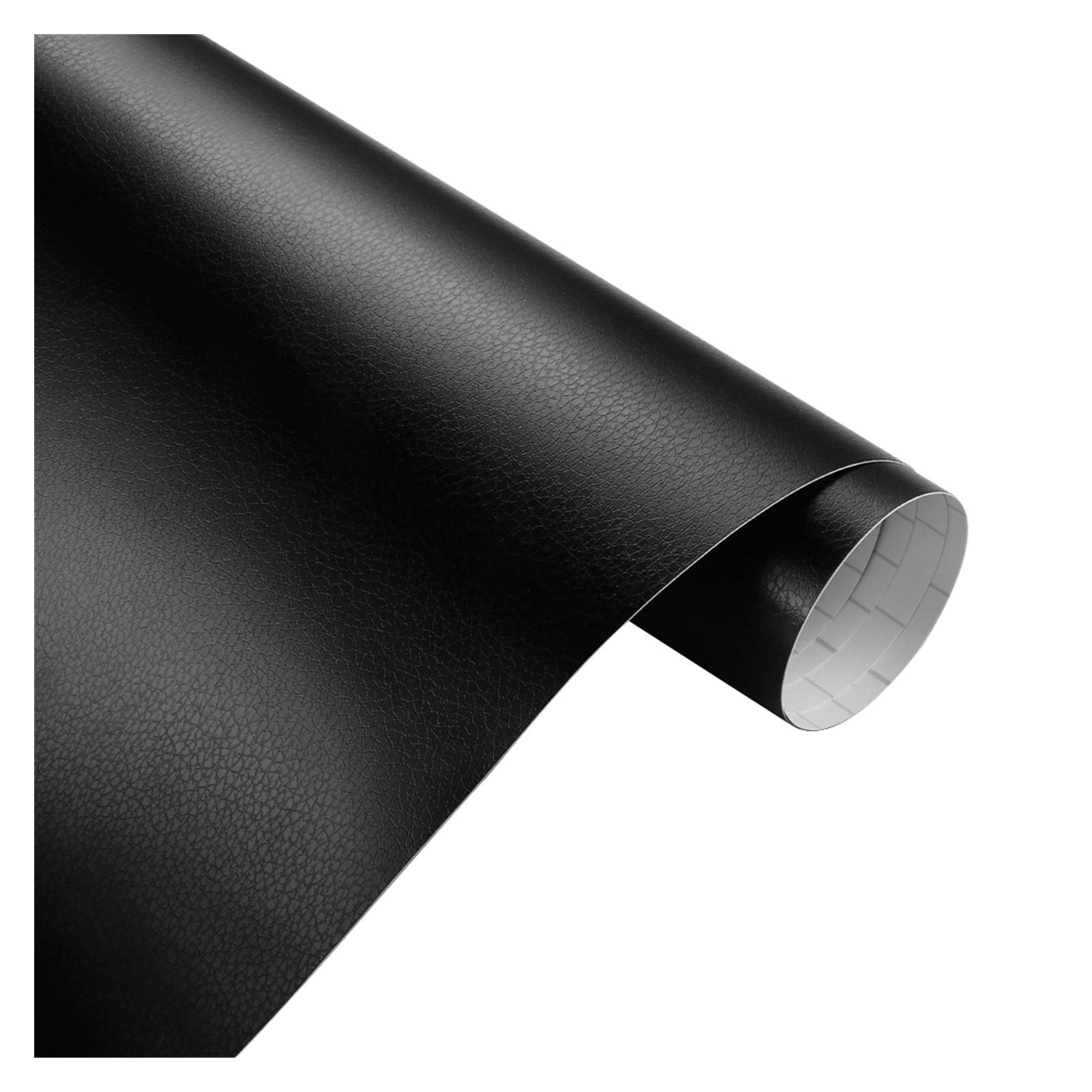 Auto Schutz Carbon Folie, 30x100cm Leder Muster PVC Adhesive Vinyl Film Aufkleber wasserdichte Dekoration Farbe ändern Abziehbild-Vinyl-Verpackung for Auto-Motorrad(Transparent,50x600cm)