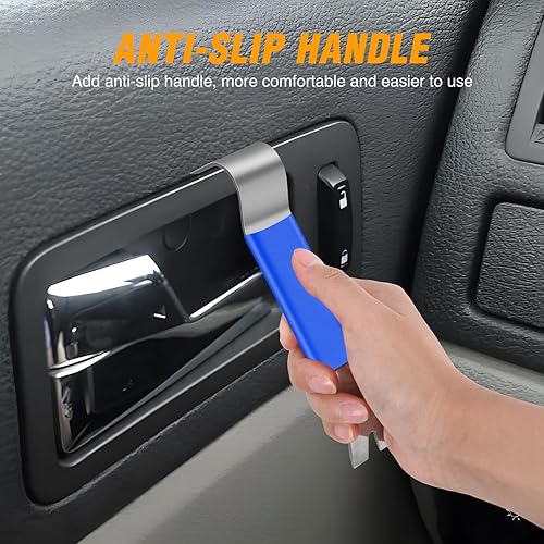 Miniatura 116 de GOOACC Kit de 5 piezas de herramientas para remover los clips de molduras de puertas y tablero de audio del automóvil sin rayar Azul