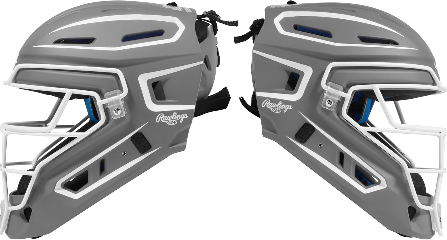 Rawlings Rawlings | MACH PRO Series Catcher's Helmet | Baseball | NOCSAE Certified | Junior & Senior Sizing | Multiple Colors