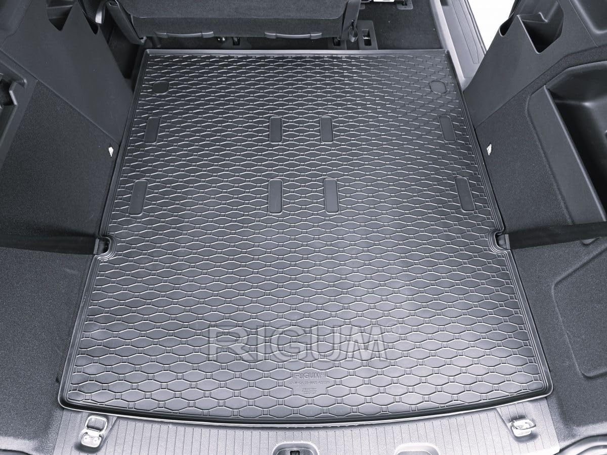 F905168-226B-437379 Tappeti in Gomma su Misura per Abitacolo e Bagagliaio Compatibili con Connect Grand Tourneo 5/7 posti dal 2022-, Caddy Maxi 5/7 posti dal 2021-