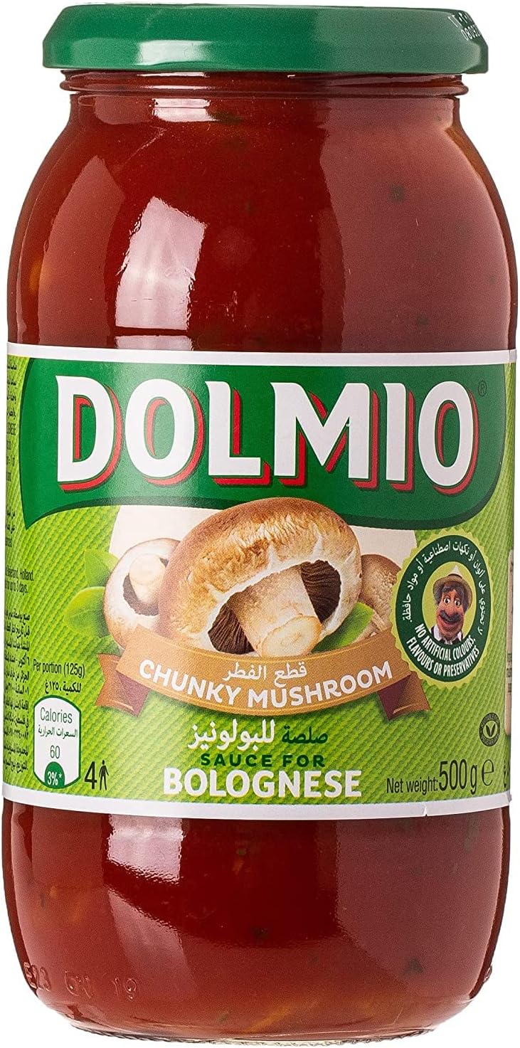 Dolmio Bolognese Chunky Mushroom, 500G (Pack Of 1)