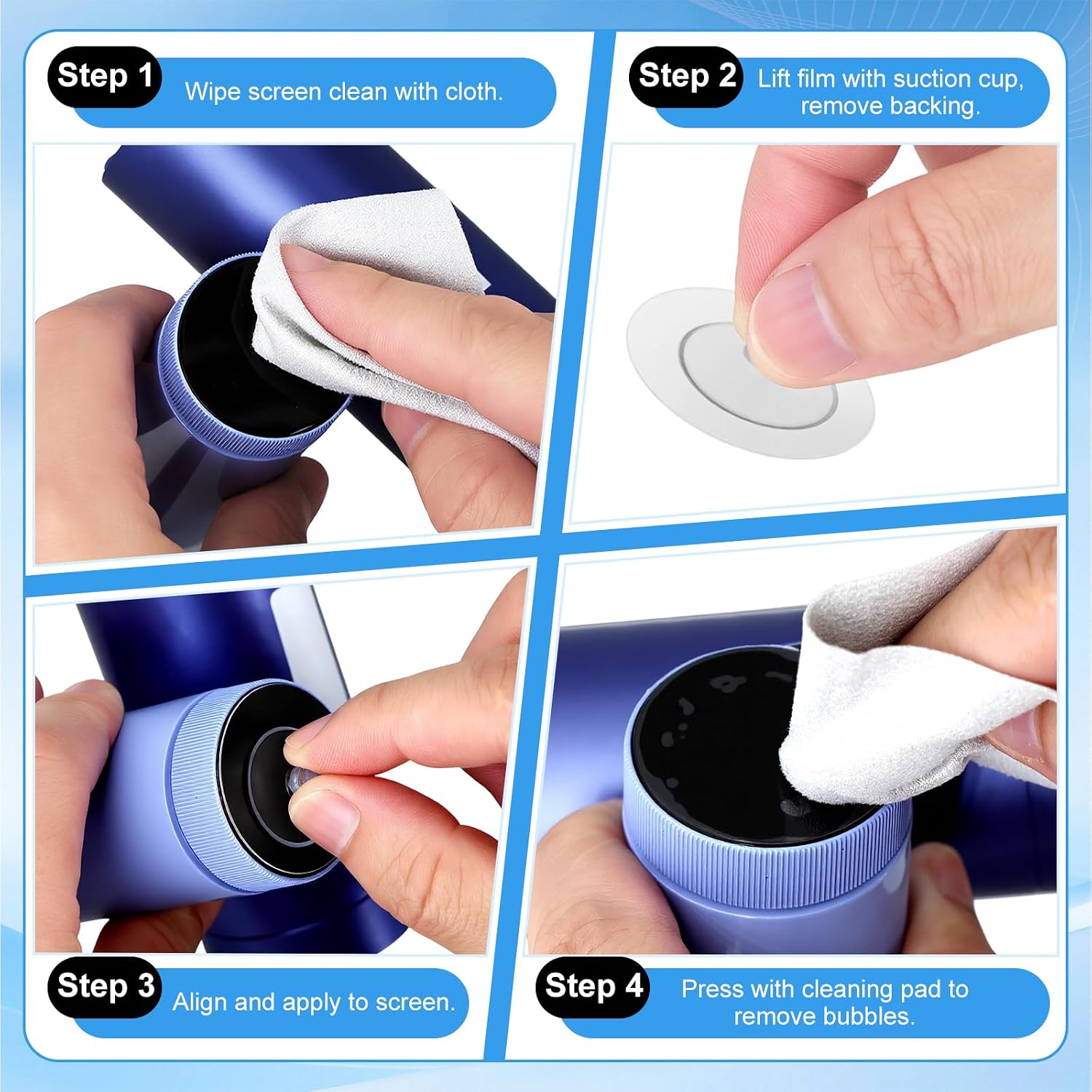 2Pcs Screen Protector for Shark ChillPill 3-in-1 Personal Cooling Fan