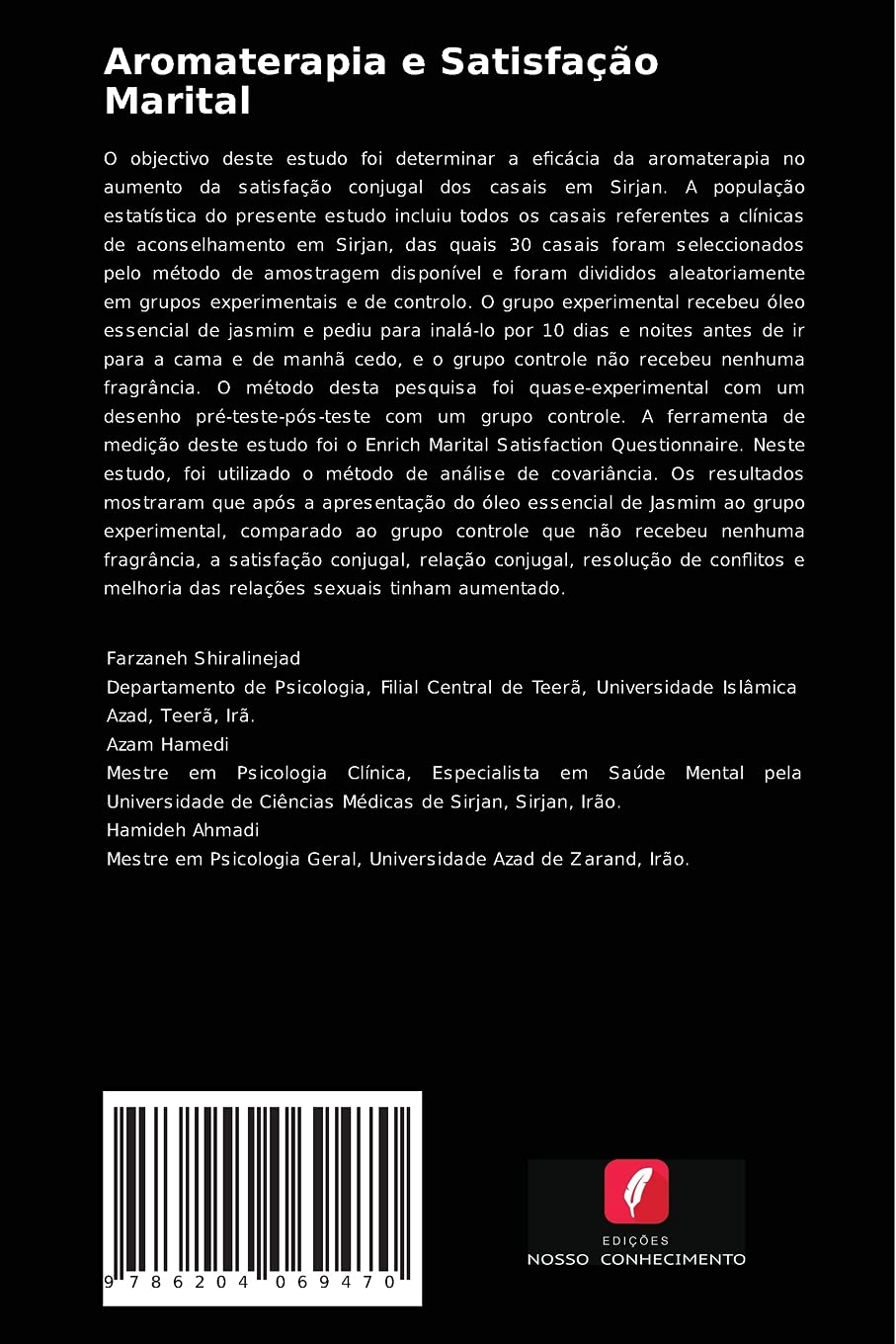 Aromaterapia e Satisfação Marital